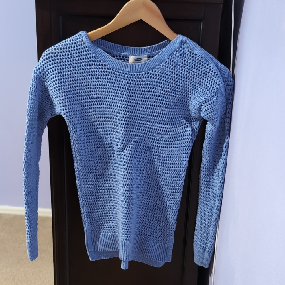 Old Navy Light Blue Women's Crew Neck Sweater